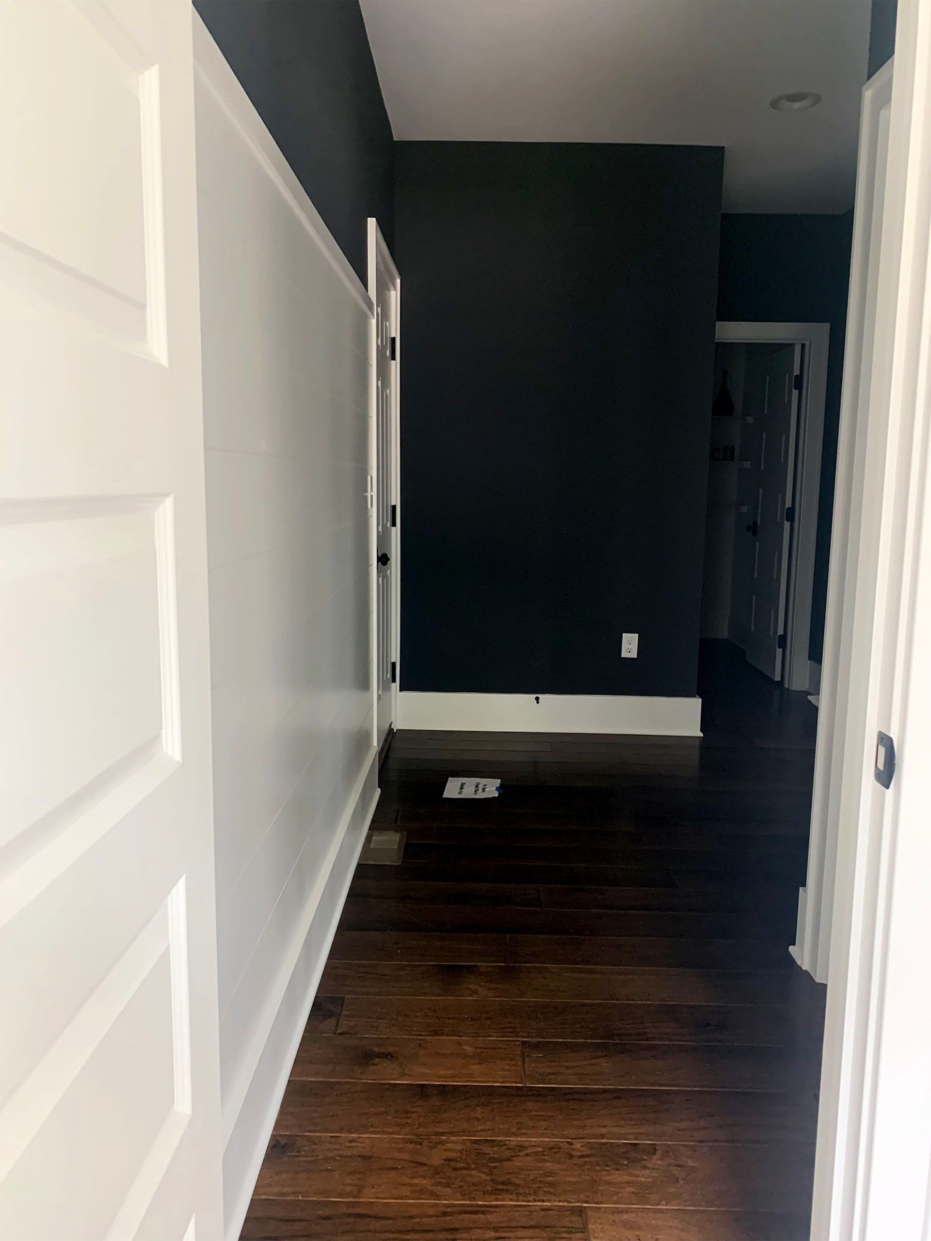 Entrance Painting, Hallway Painting, Laundry Painting, Custom Eggshell Walls, Semi-Gloss Whiplash