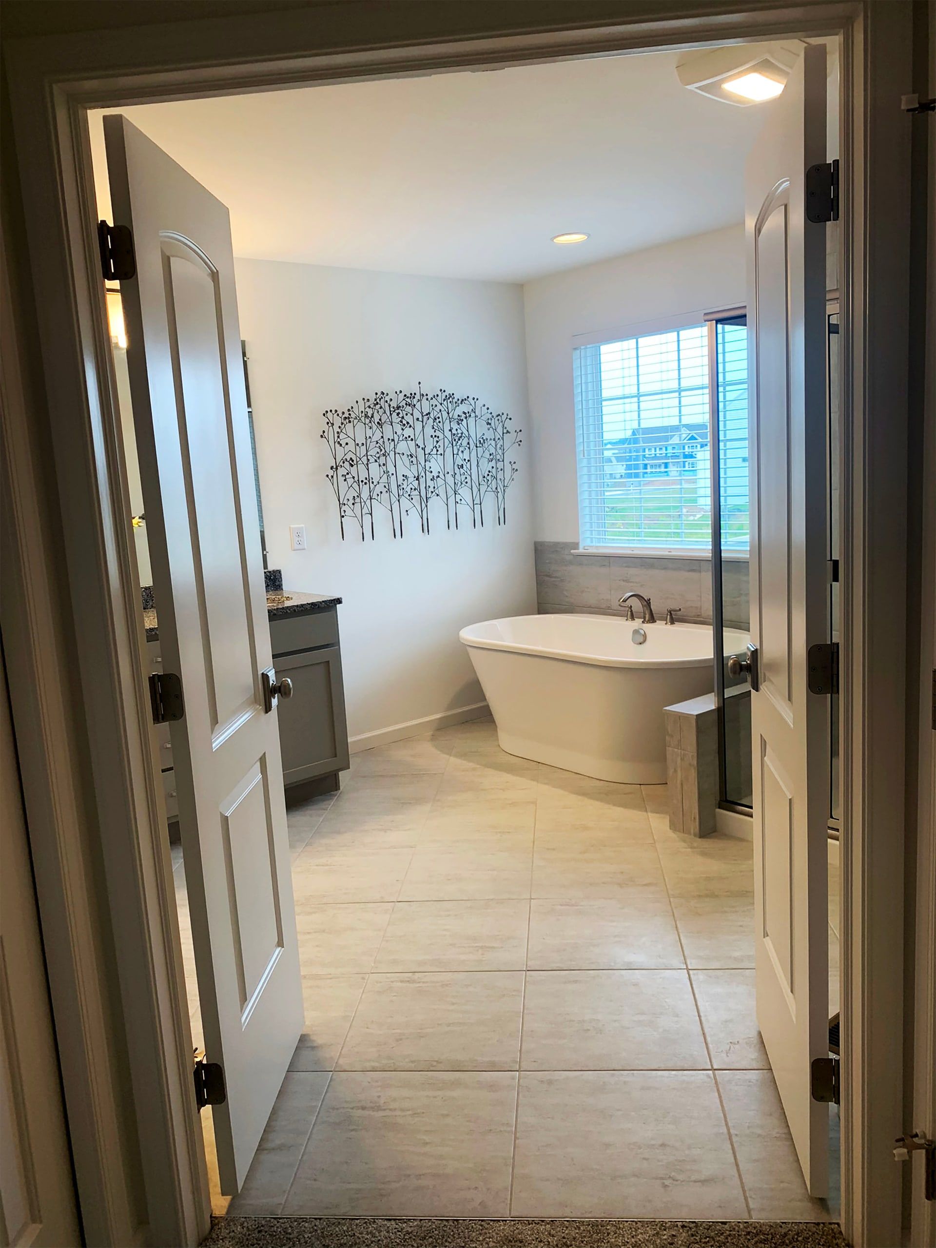 Master Bedroom Bathroom Painting, Master Bathroom Painting, Flat Walls, Latex Paint